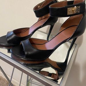 Givenchy Shoes Givenchy Conan Shark Lock Ankle Strap Sandals